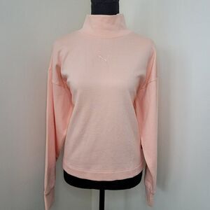 Puma Embroidered Logo Mock-Neck Top